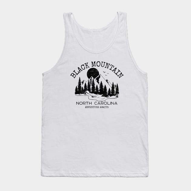 Black Mountain, North Carolina Tank Top by Mountain Morning Graphics